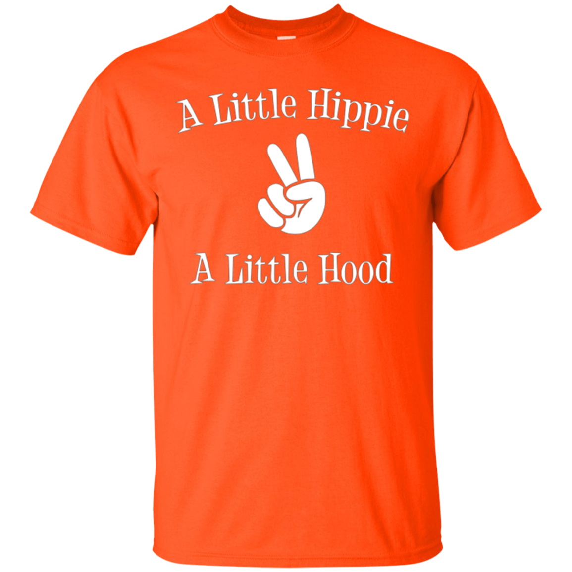 Un petit hippie Un petit t-shirt à capuche | T-shirt drôle sans soins