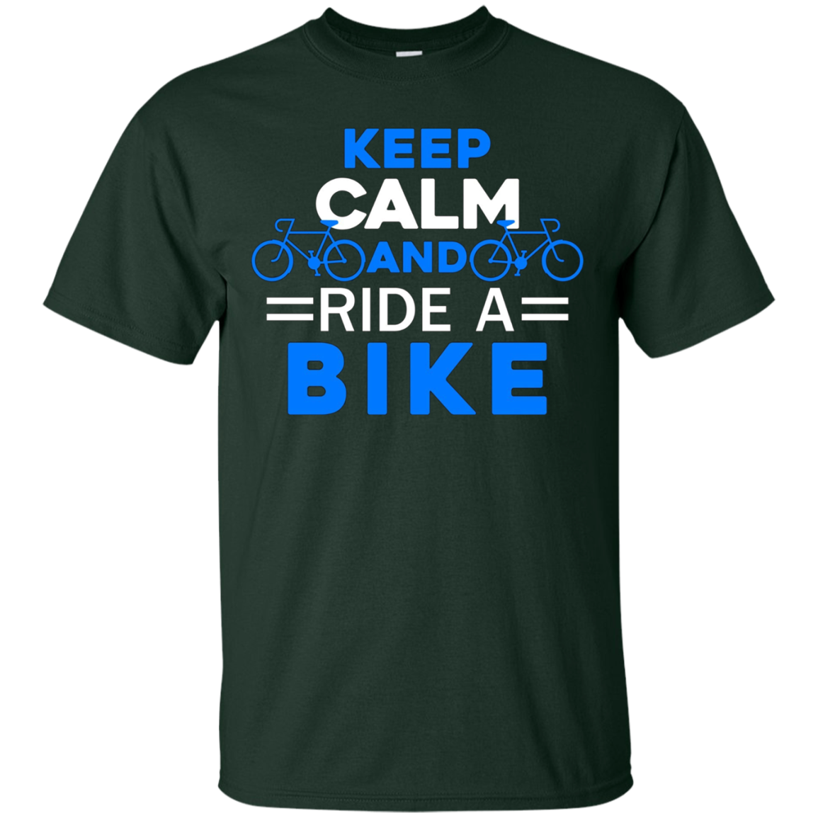 Bike Shirt - Keep Calm And Ride A Bike Tshirt
