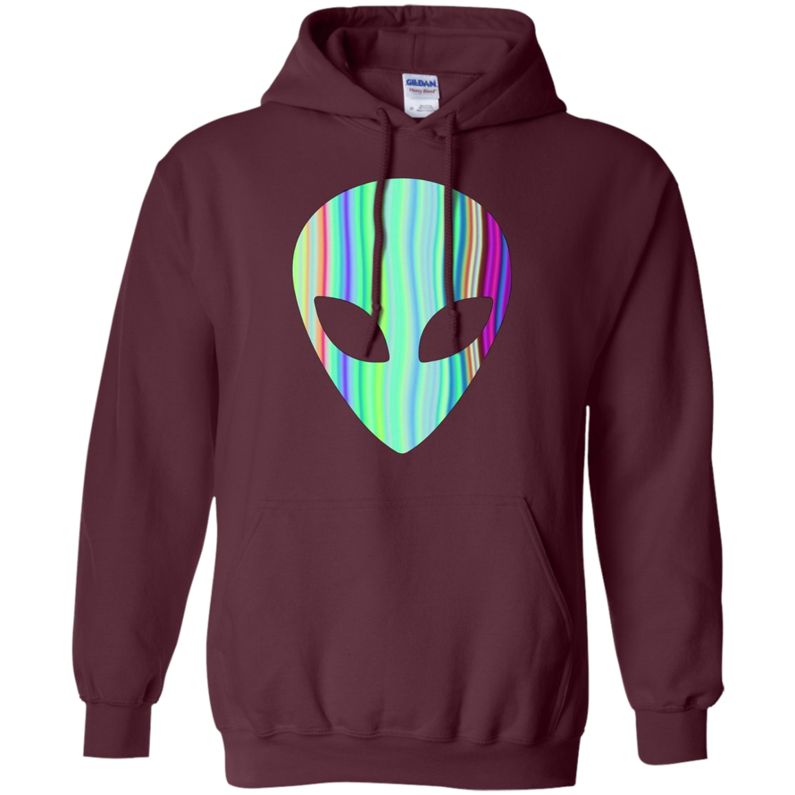 Alien Head - Holographic Cute UFO Tshirt Tee