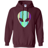 Image of Alien Head - Holographic Cute UFO Tshirt Tee