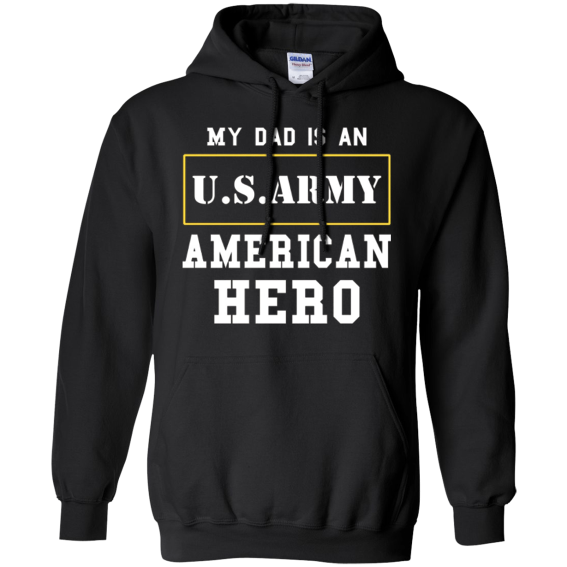 ARMY T-Shirt 'My Dad Is An American Hero' Mens/Womens/Youth