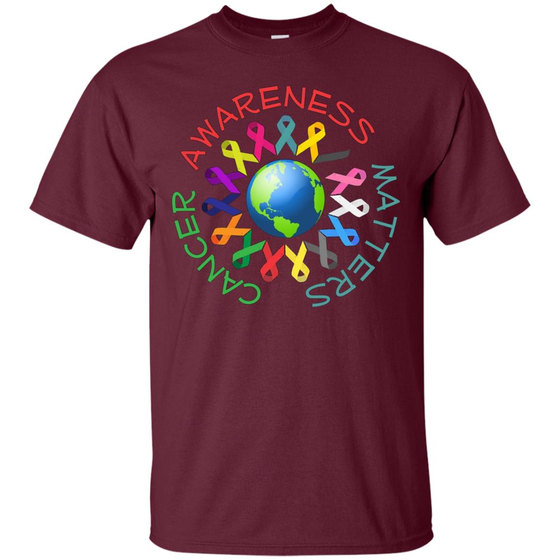 All cancer Ribbons for all cancer aware t - shirt