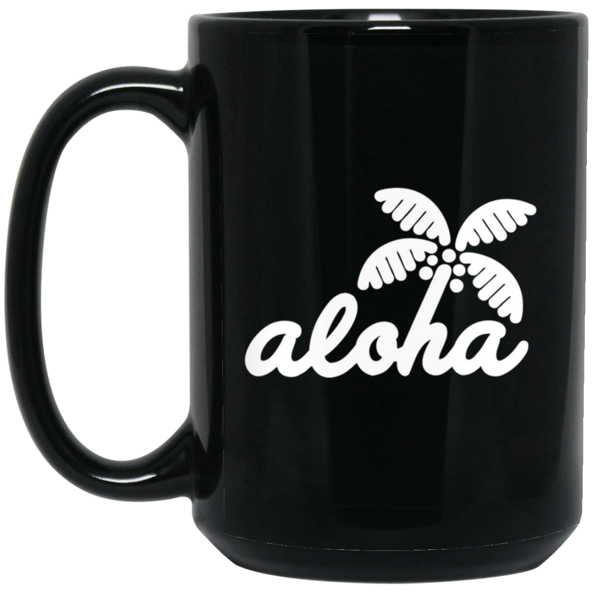 Aloha Palm Tree Simple Long Sleeve T-shirt