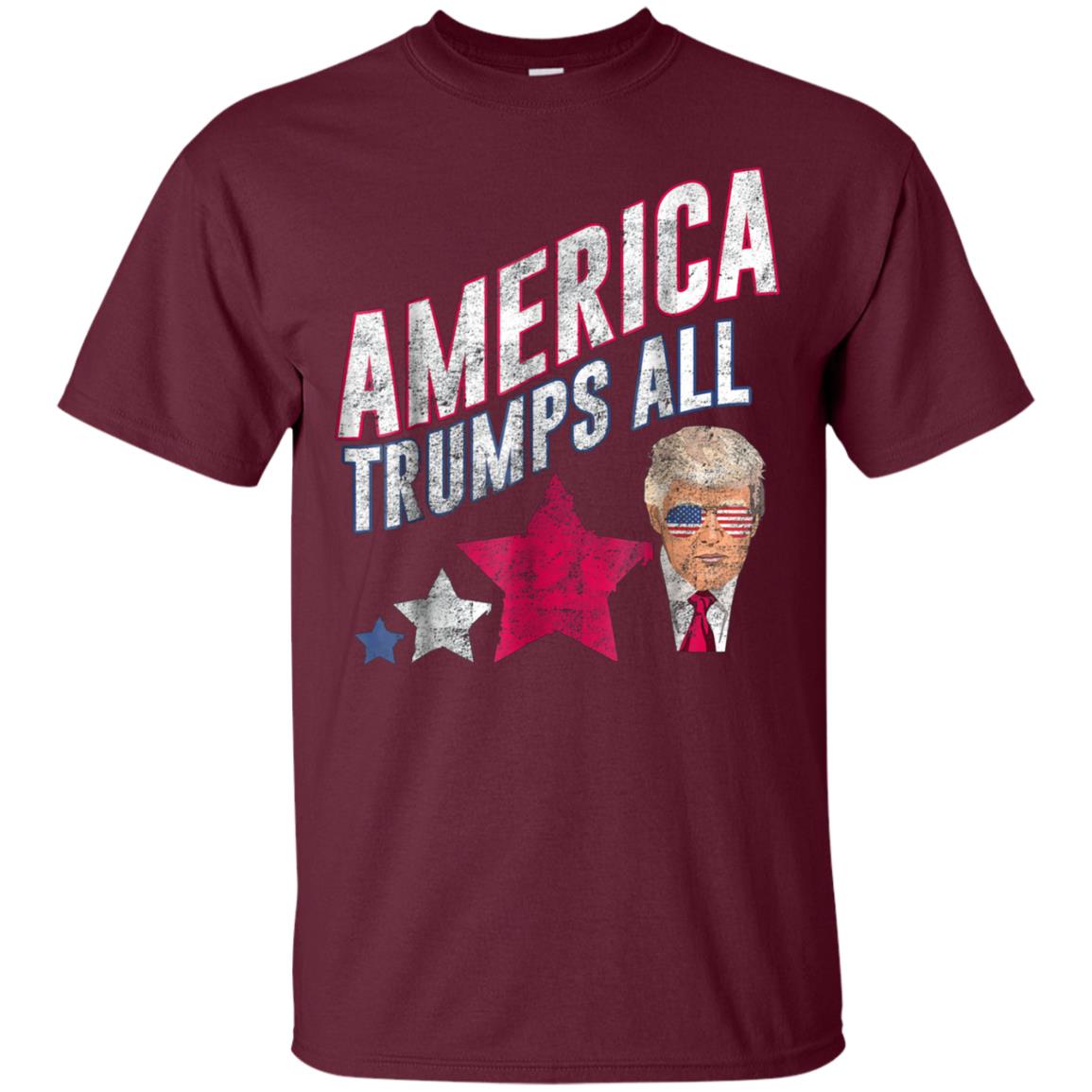 America Trumps All Patriotic 4th of July 2018 Tee