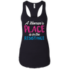 Image of Un endroit féministe est dans le tee-shirt de résistance des vêtements de Womens
