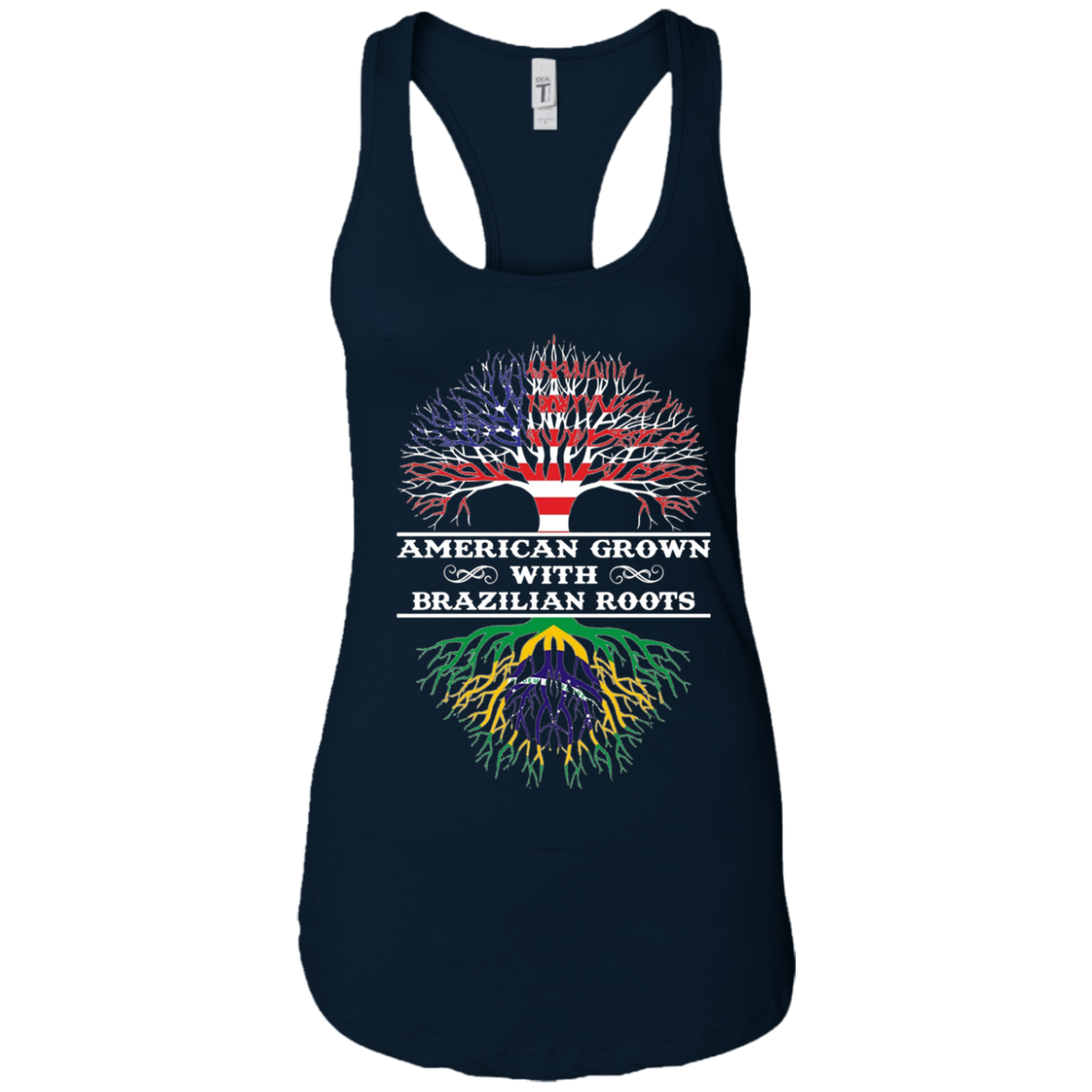 American Grown With Brazilian Roots Tee Shirt