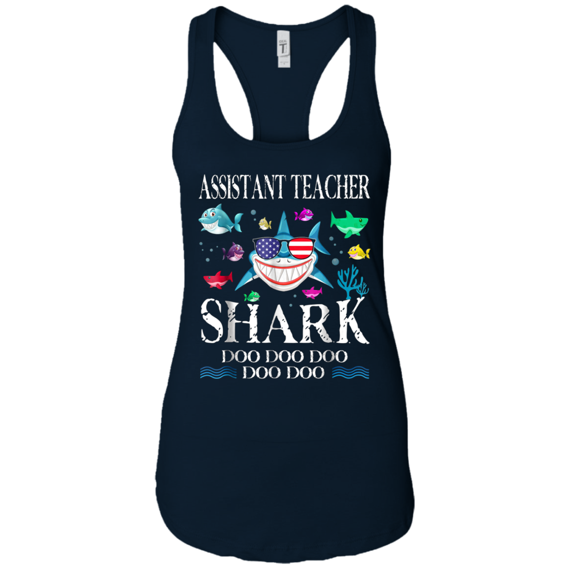 Assistant Teacher Shark Doo Doo Doo T-Shirt Gift