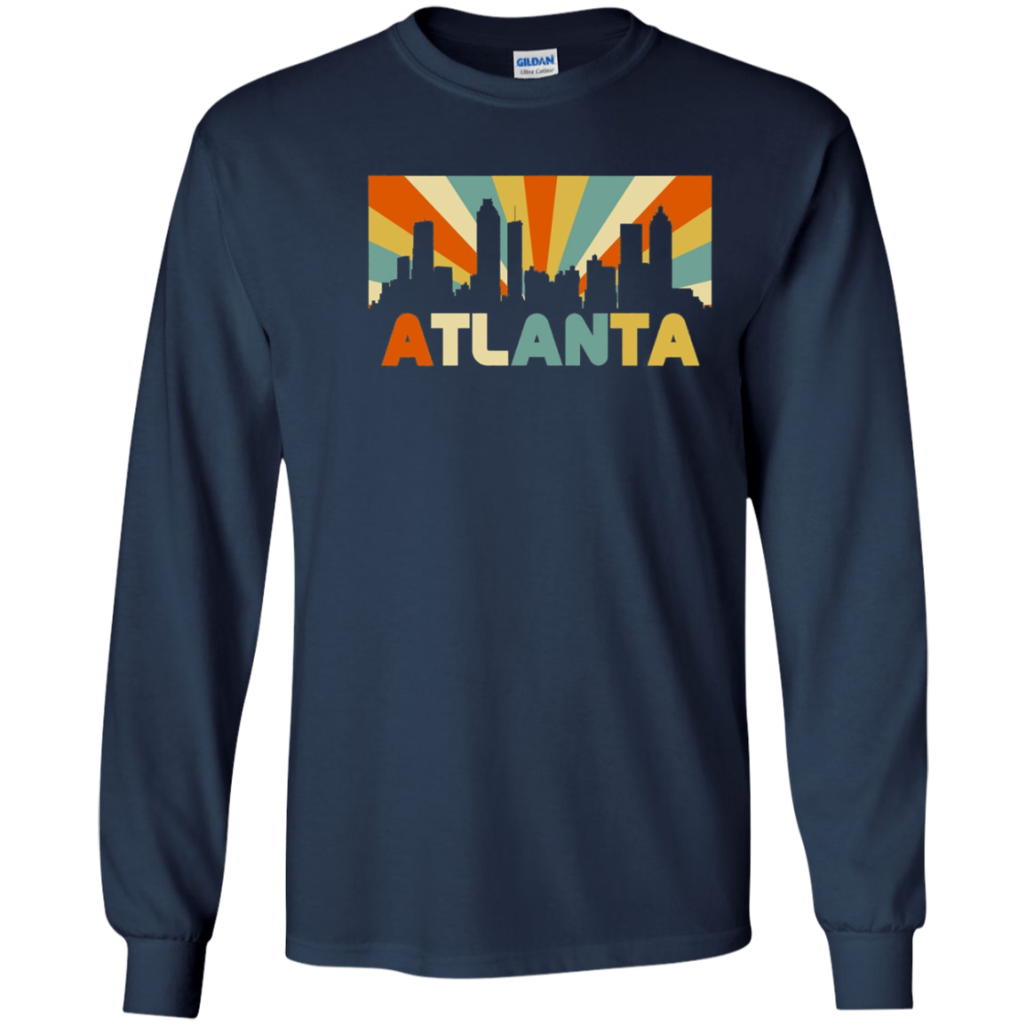 Atlanta City Retro Vintage T-Shirt Atlanta Disco 70s Georgia