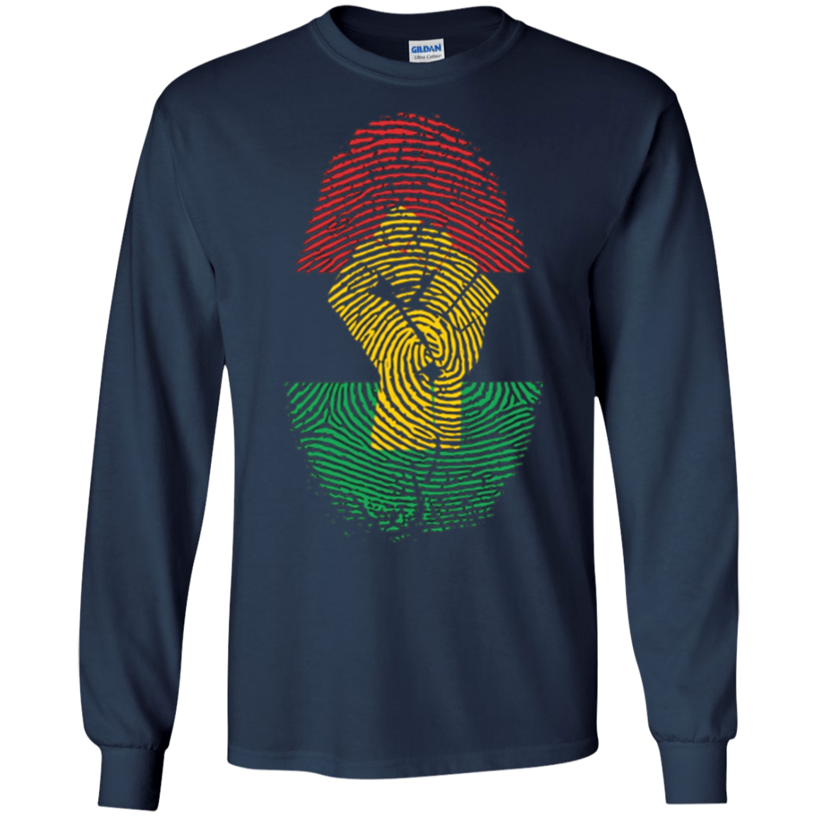 African Pride Fingerprint Black History T-Shirt