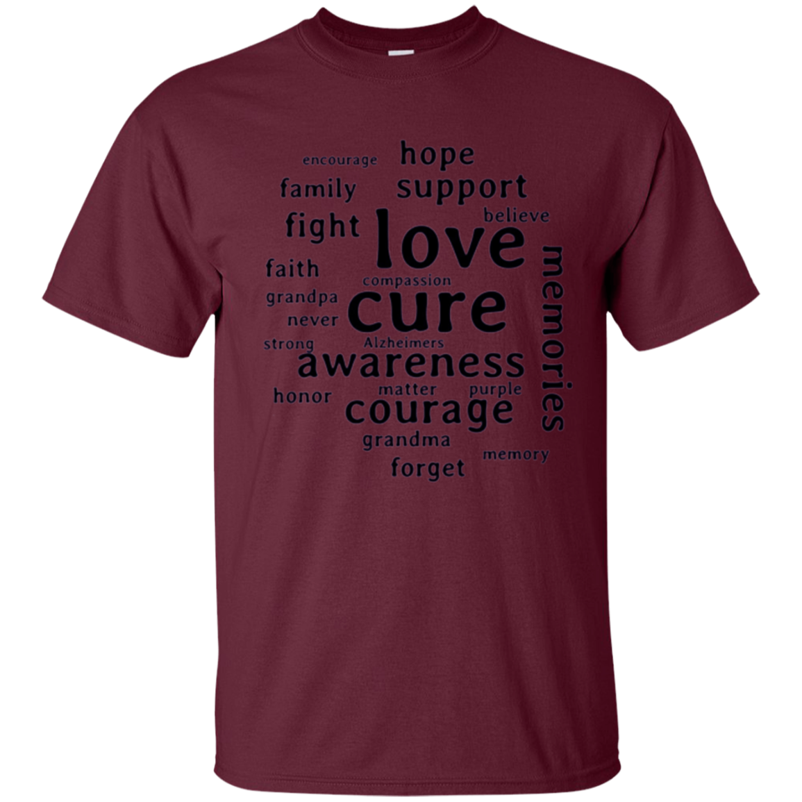 Alzheimer Support Shirt Awareness Month Purple