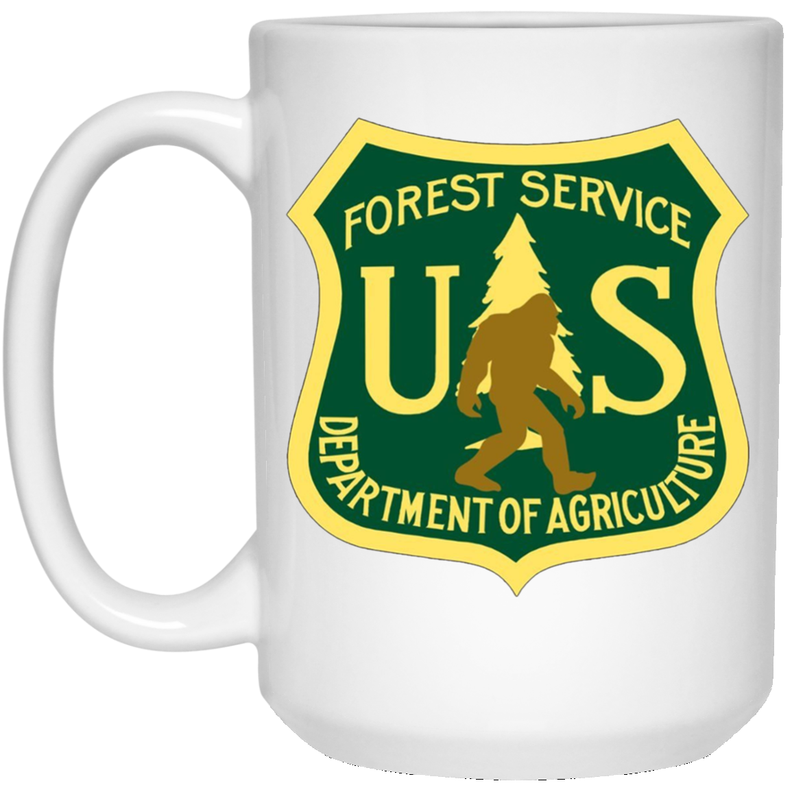 Bigfoot, Sasquatch, Yeti, USFS, Funny,T-shirt