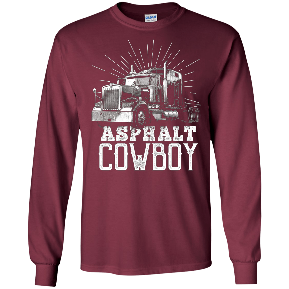 Asphalt Cowboy Trucker Truck Driver Shirt Truck Driver Gift