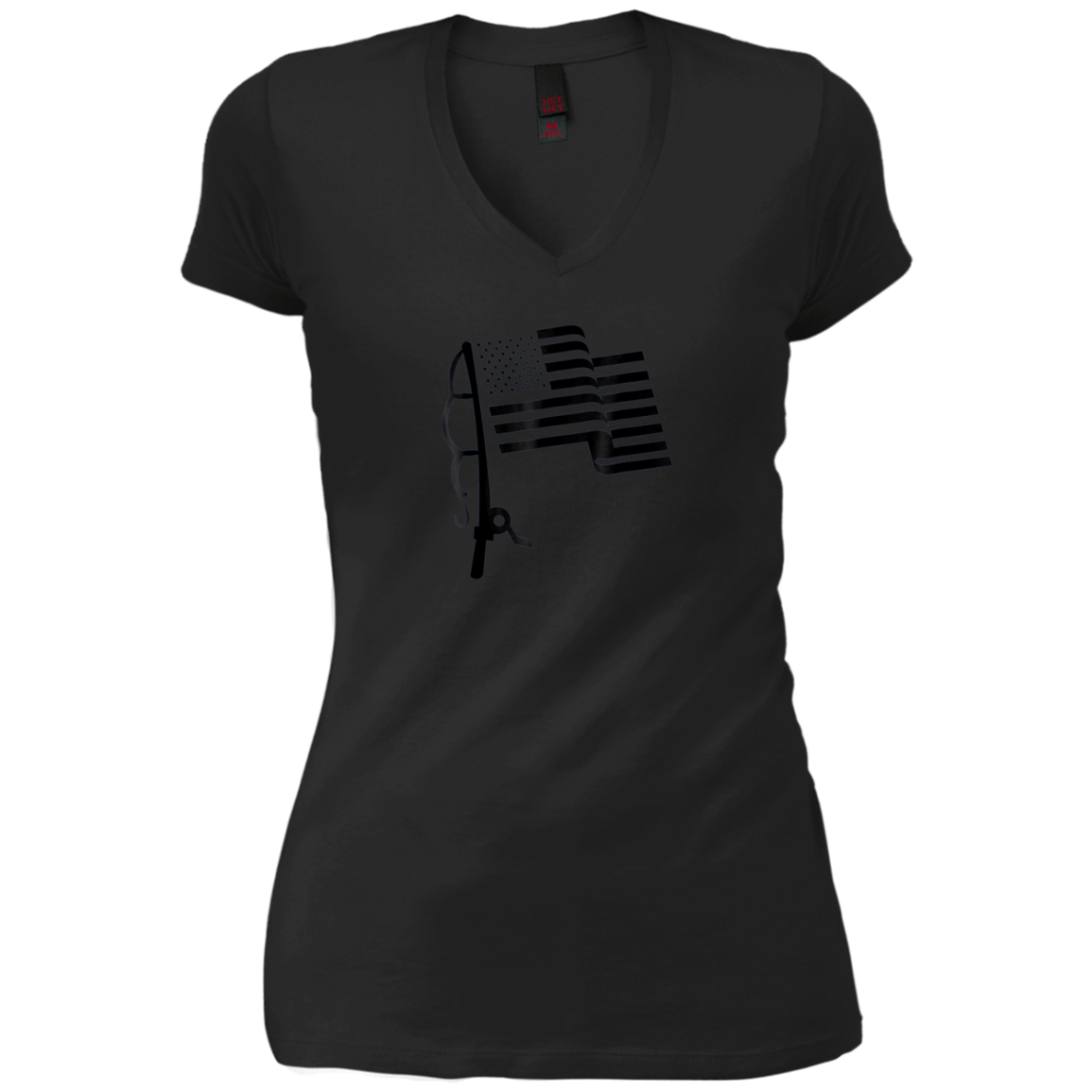 'Patriotic Fishing USA Flag' Cool Fishing July 4th Shirt