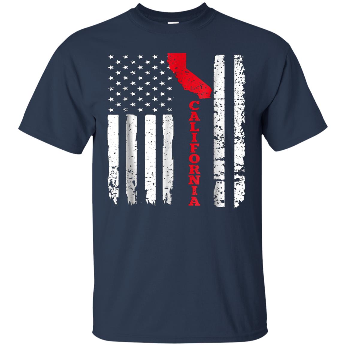 America California Flag tShirt Independence Day