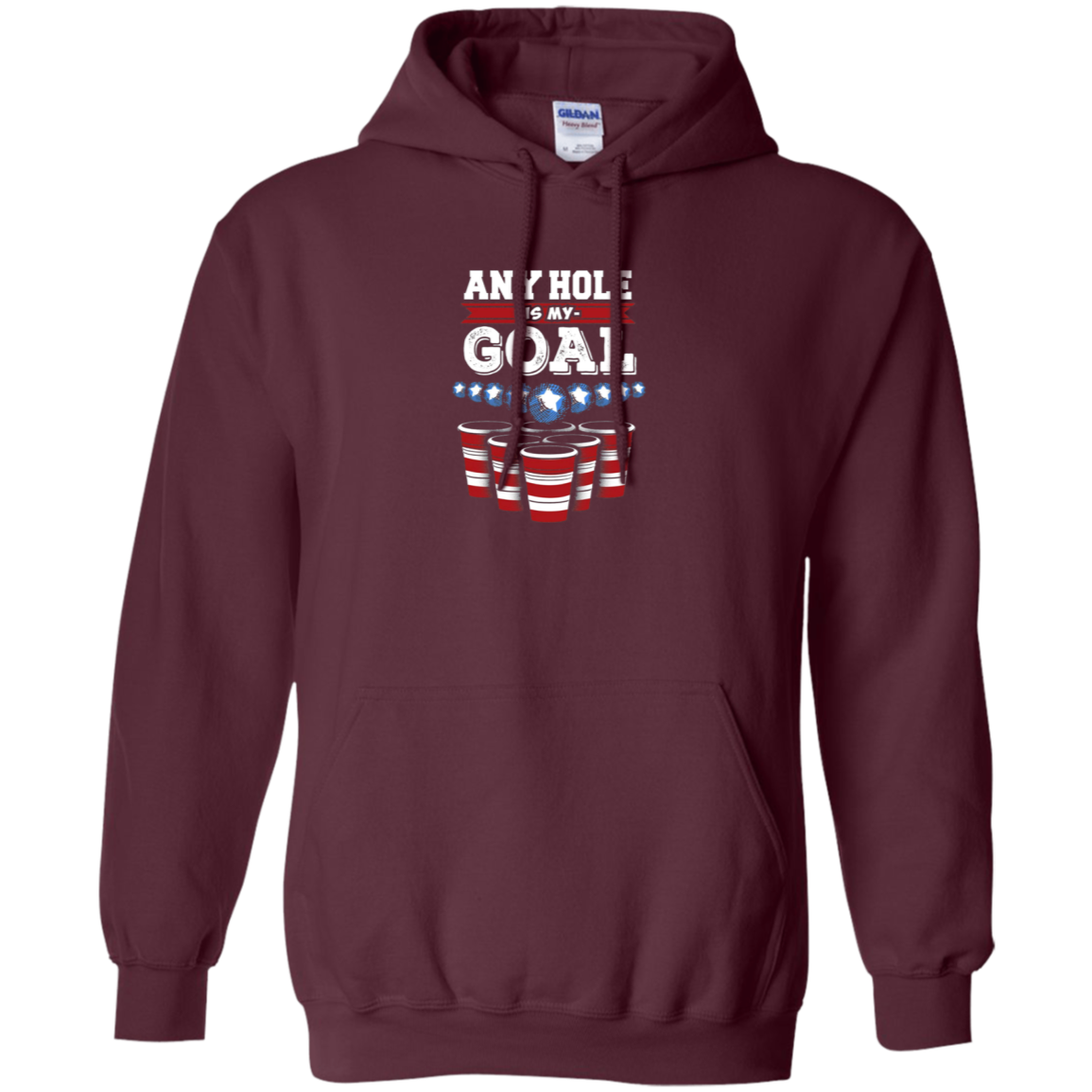 Any Hole is My Goal! Funny Beer Pong T-Shirt