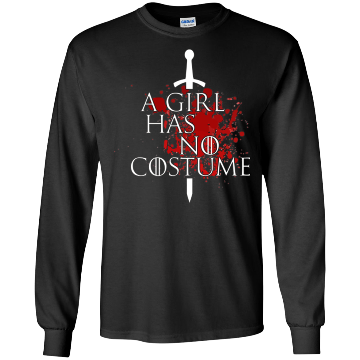 A GIRL HAS NO COSTUME T-Shirt - Funny Halloween Gift