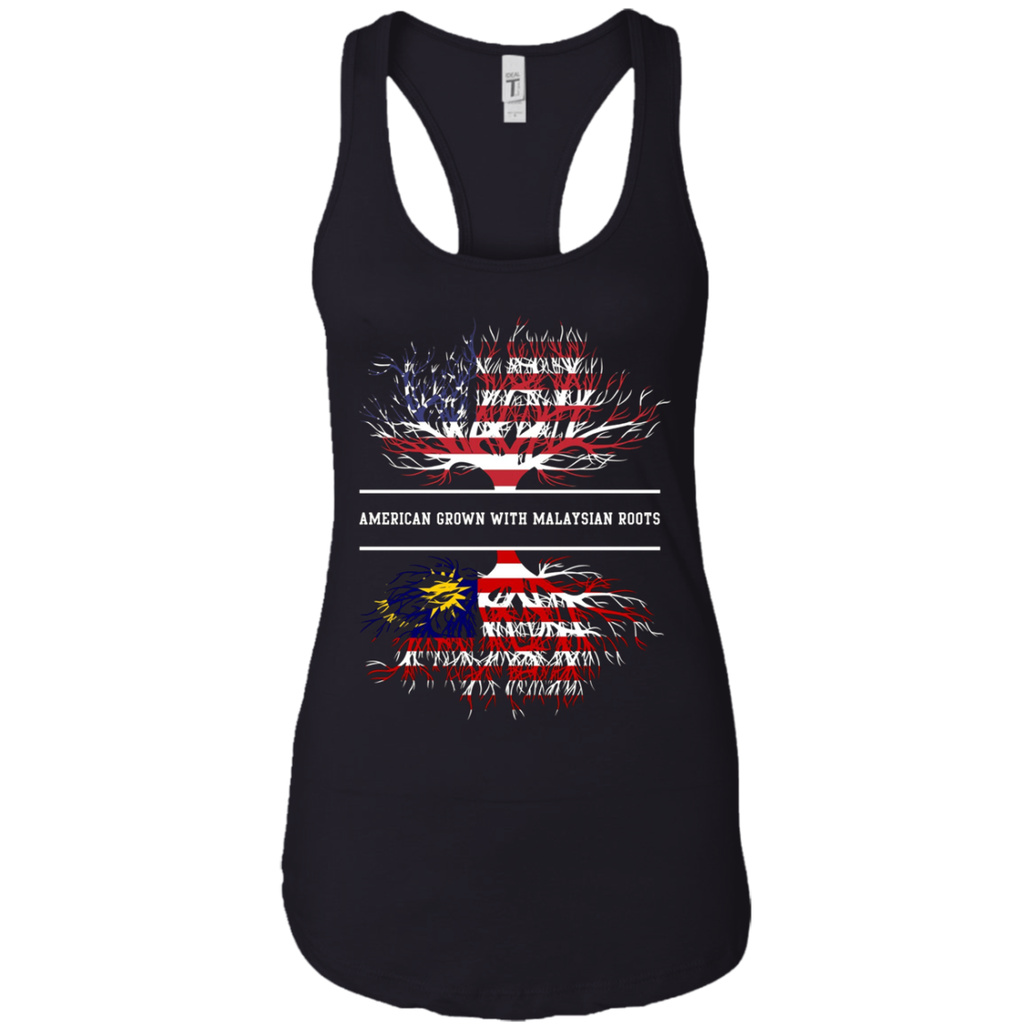 American Grown With Malaysian Roots T-Shirt Malaysia Tee