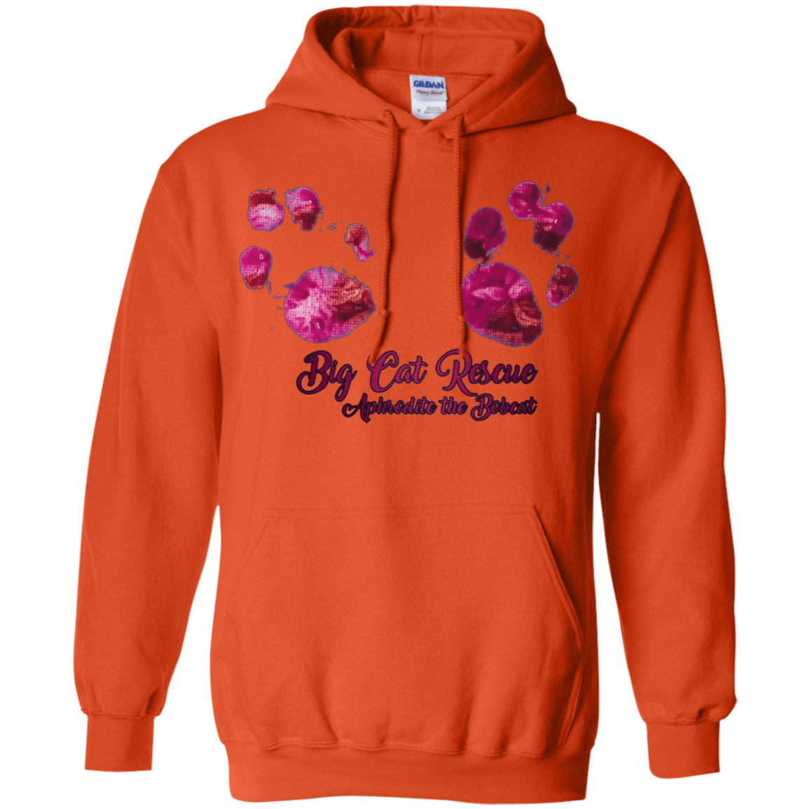 Aphrodite Rehab Bobcat LG Paw Print Long Sleeve T-shirt