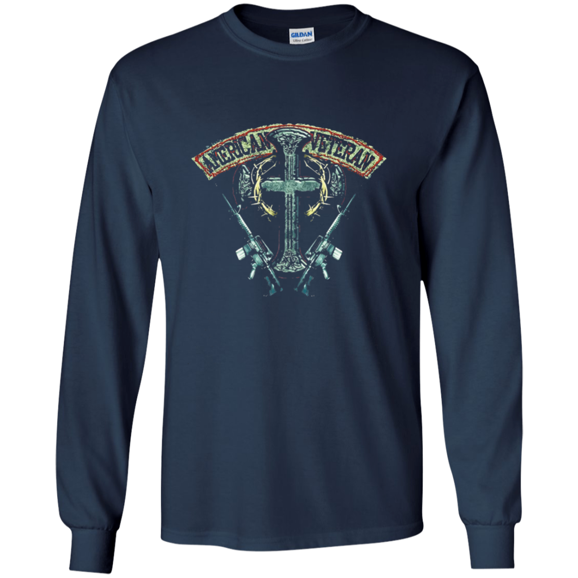 American Veteran Long Sleeve T Shirt, US Army