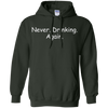 Image of Alcohol Humor Never Drinking Again Long Sleeve Shirt