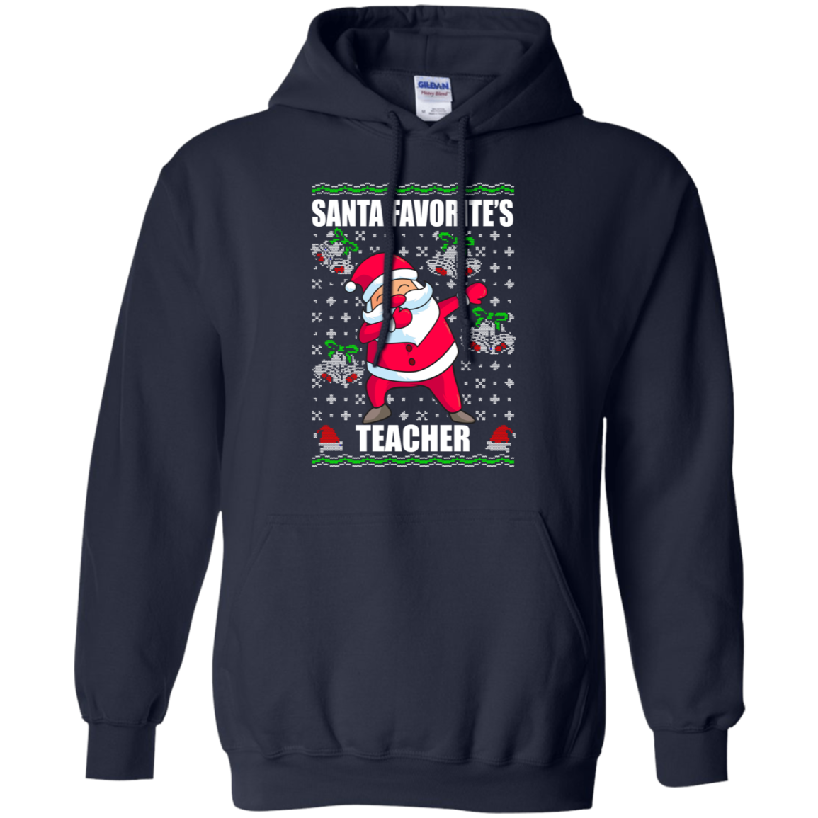 Santa's Favorite Teacher Shirt Funny Xmas Gift For Teacher