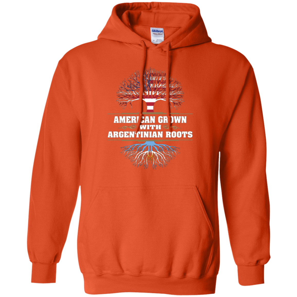 Américain de tee-shirt argentin racines argentines cultivées.
