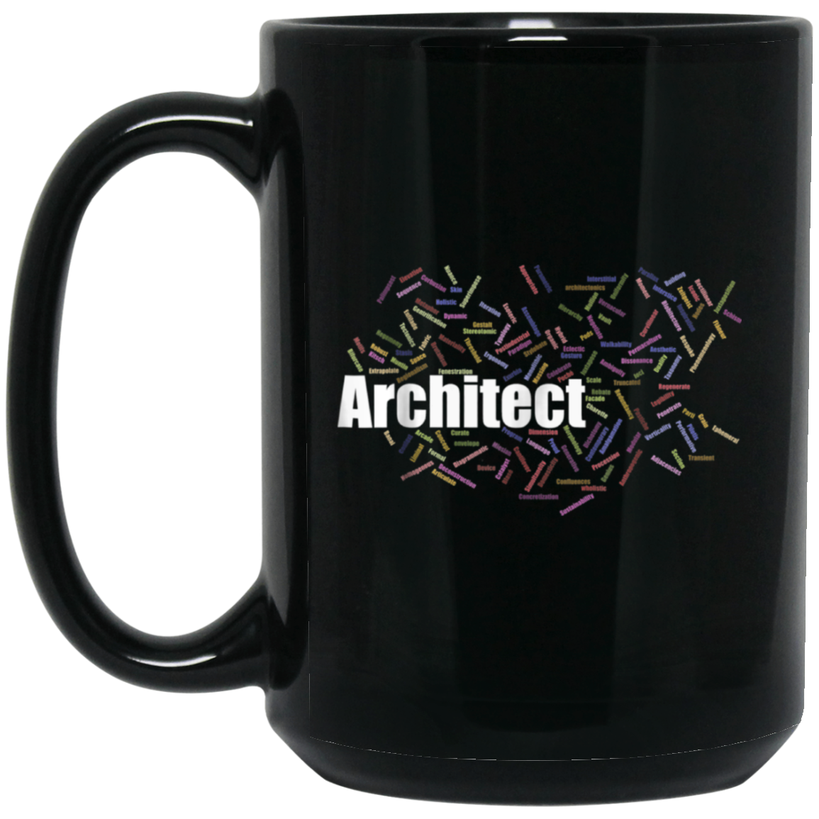 Architect Gift Terms T-Shirt Word Cloud Planner Draftsman