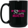 Image of Architect Shirt My Heart Belongs Architects Wife Shirt