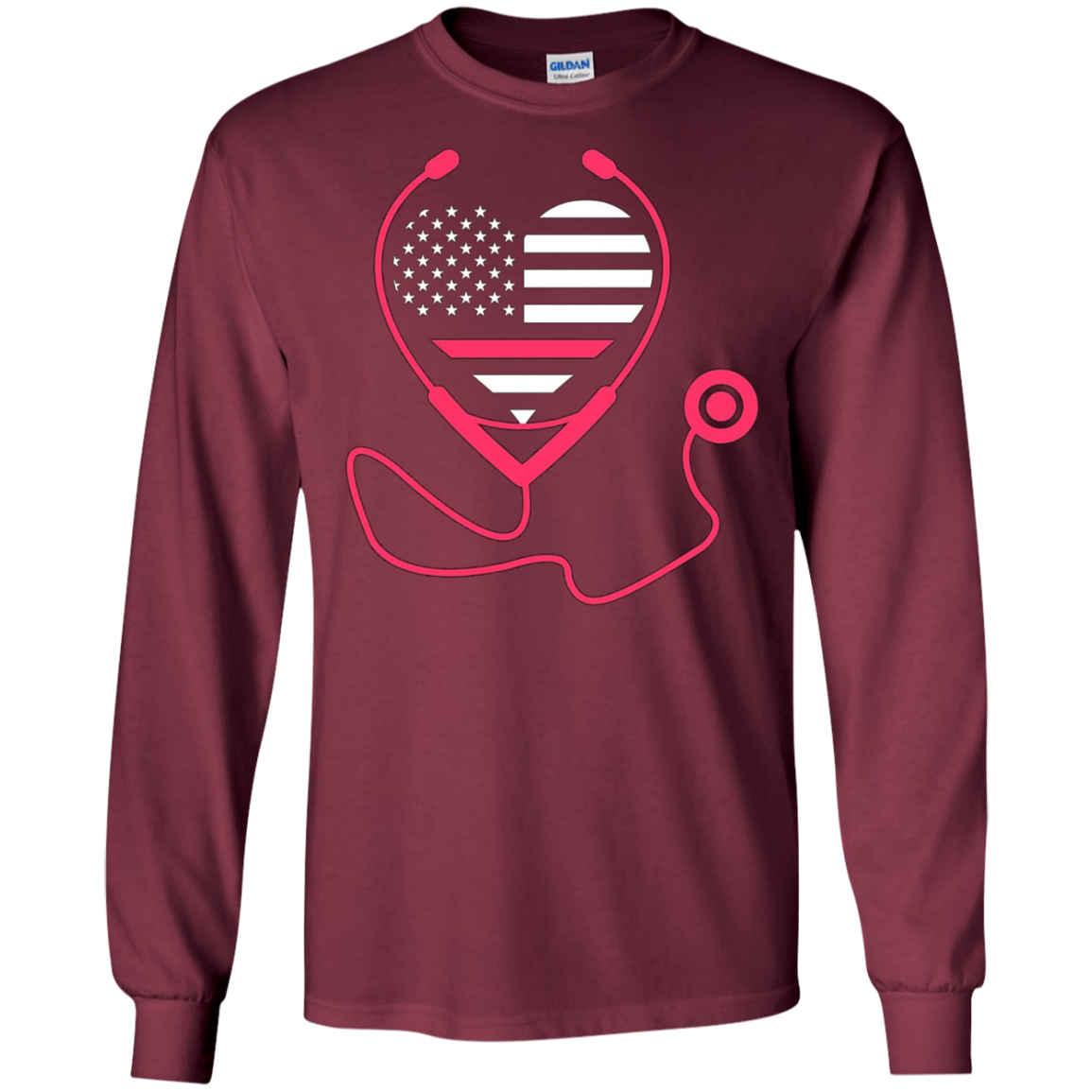 American Nurse T-shirt Nursing's Heart