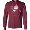 Image of American Nurse T-shirt Nursing's Heart