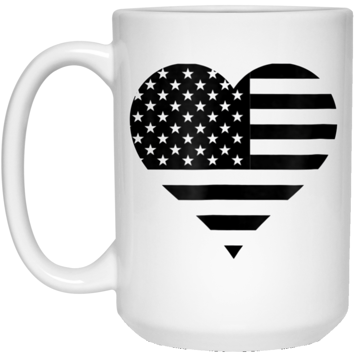 America Flag Heart shirt - Patriotic 4th of July Tshirt