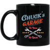 Image of Chuck's Garage funny long sleeve tee shirt