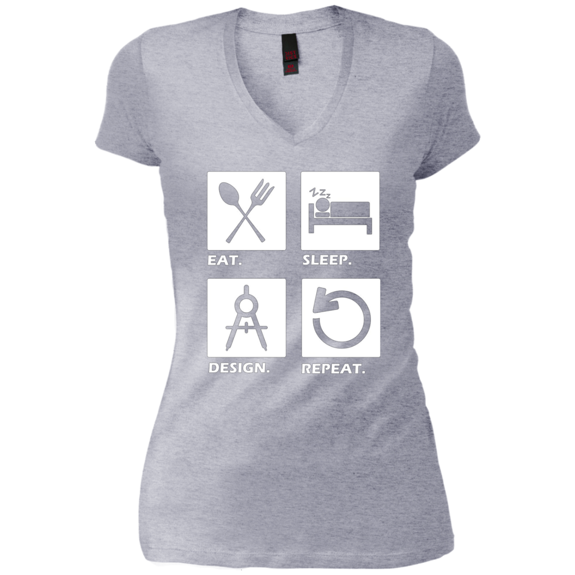 Architect funny Long Sleeve Man Women Eat Sleep Design Tee