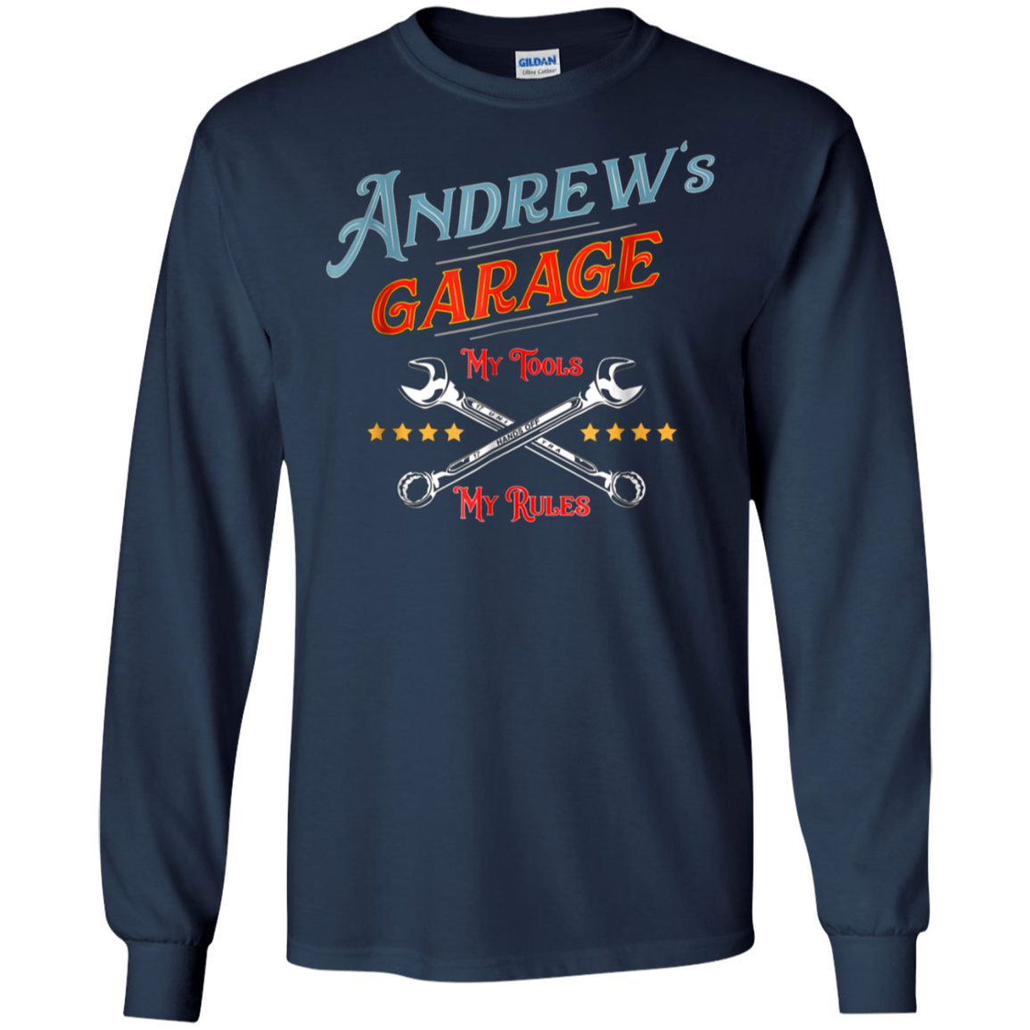 Andrew's Garage funny gift t-shirt