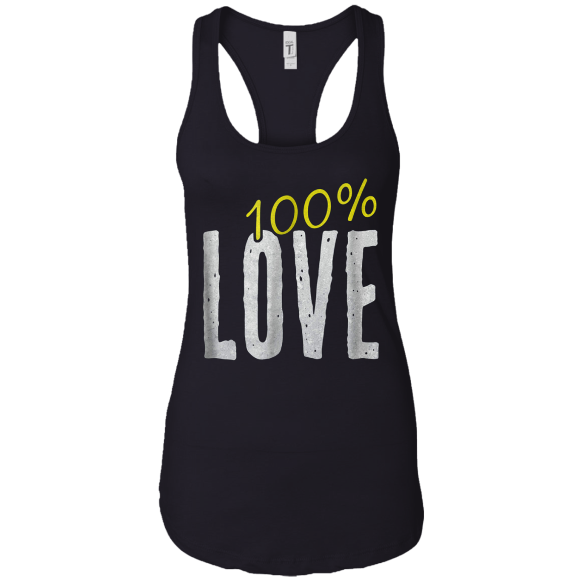 100% Love Lovely Design Fun Shirt