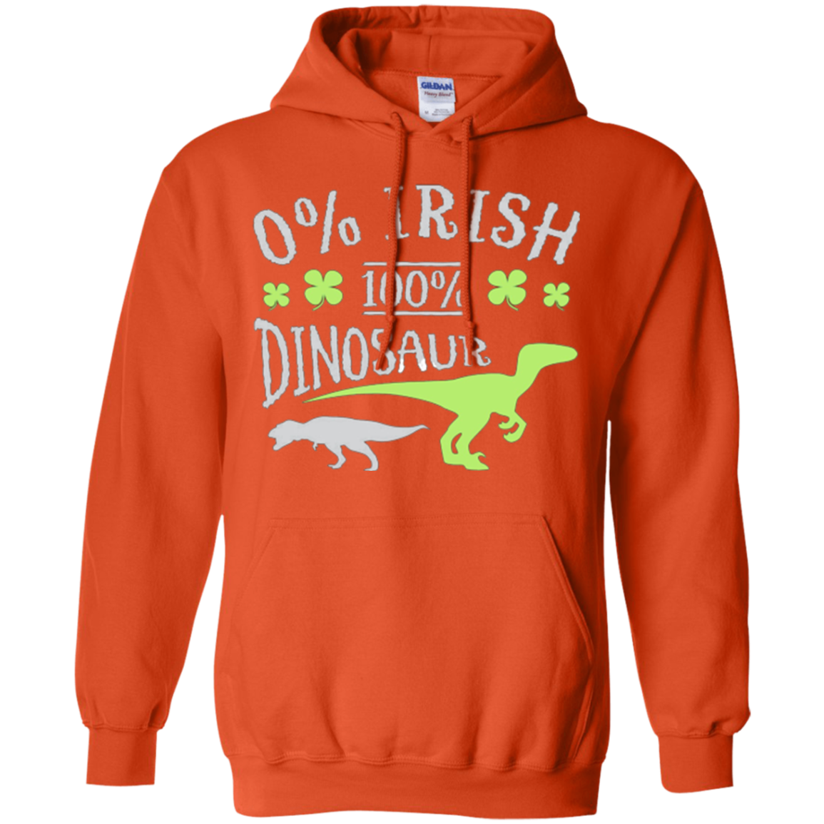 0% Irish 100% Dinosaur T-Shirt