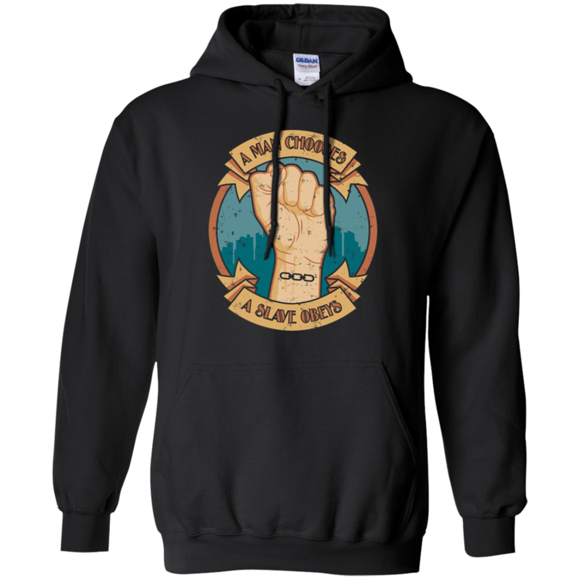 A Man Chooses A Slave Obeys Quote T-Shirt