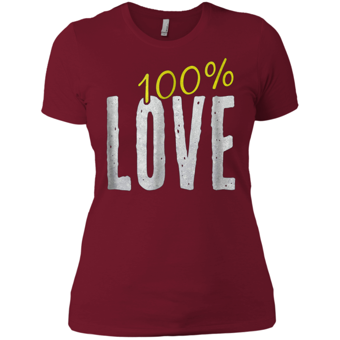 100% Love Lovely Design Fun Shirt