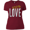 Image of 100% Love Lovely Design Fun Shirt