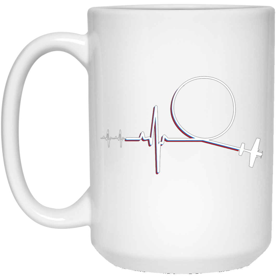Aerobatic Pilot Heartbeat | Airshow Fan Aerobatic Pilot Tee