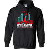 Image of Atlanta T Shirt Funny Atlanta Georgia Skyline Souvenir Tee