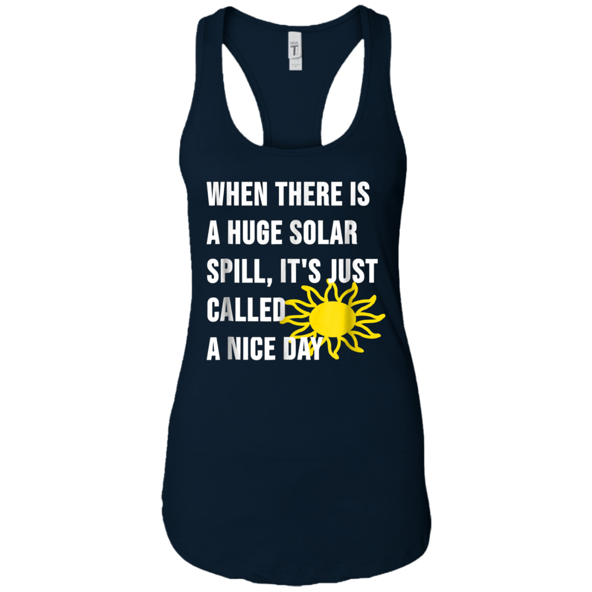 A Huge Solar Spill, Nice Day