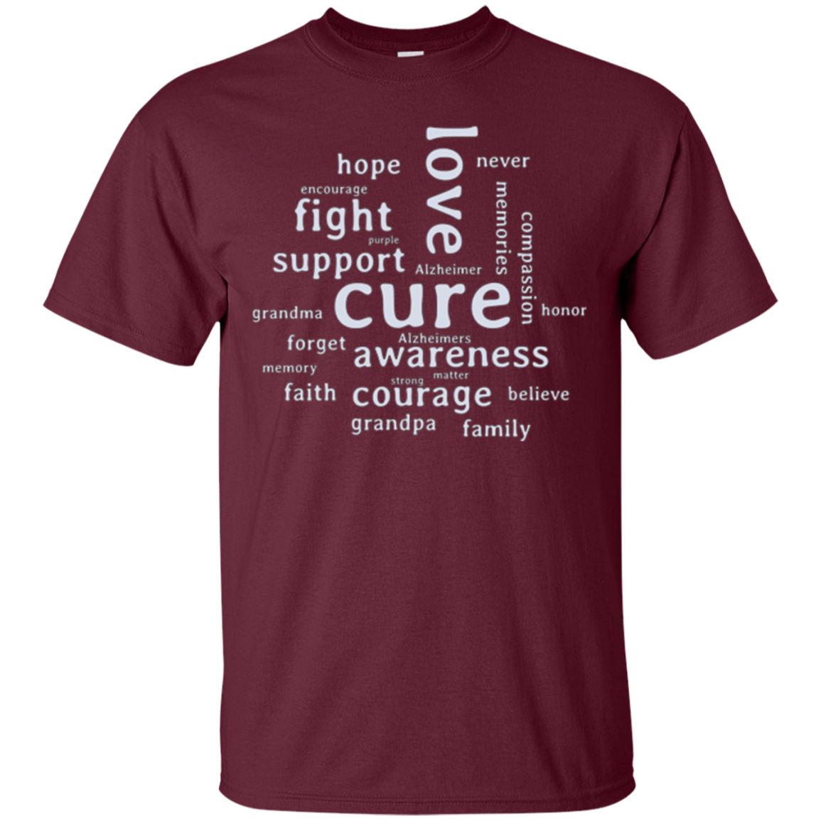 Alzheimer Support Shirt Awareness Month Purple