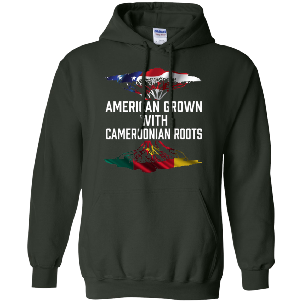 American Grown with Cameroonian Roots T Shirt Cameroon Home