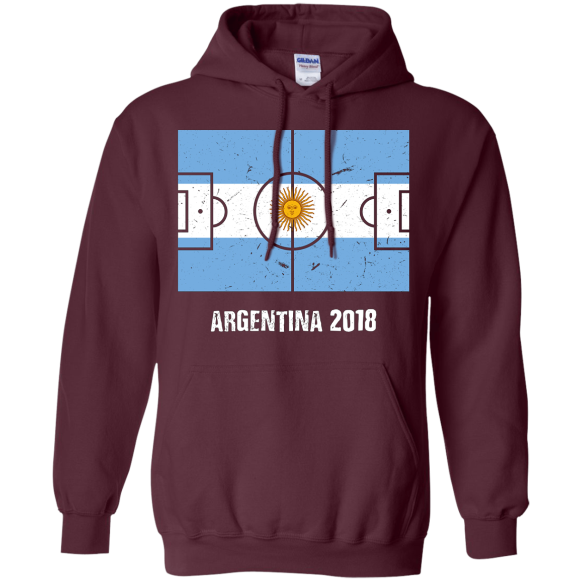 Argentina Team 2018 Tshirt Flag Field