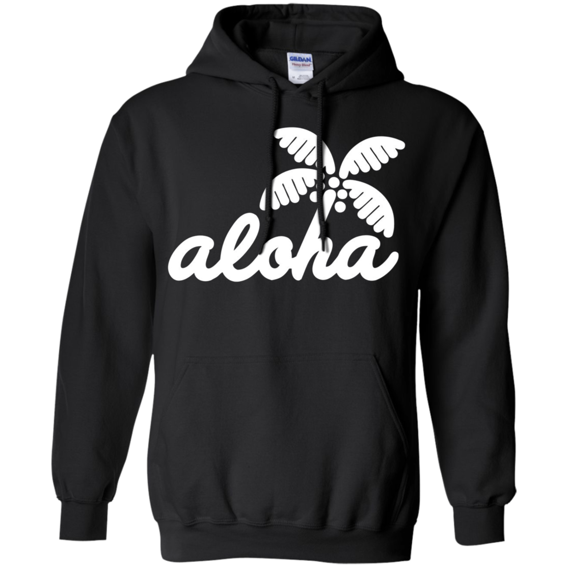 Aloha Palm Tree Simple Long Sleeve T-shirt