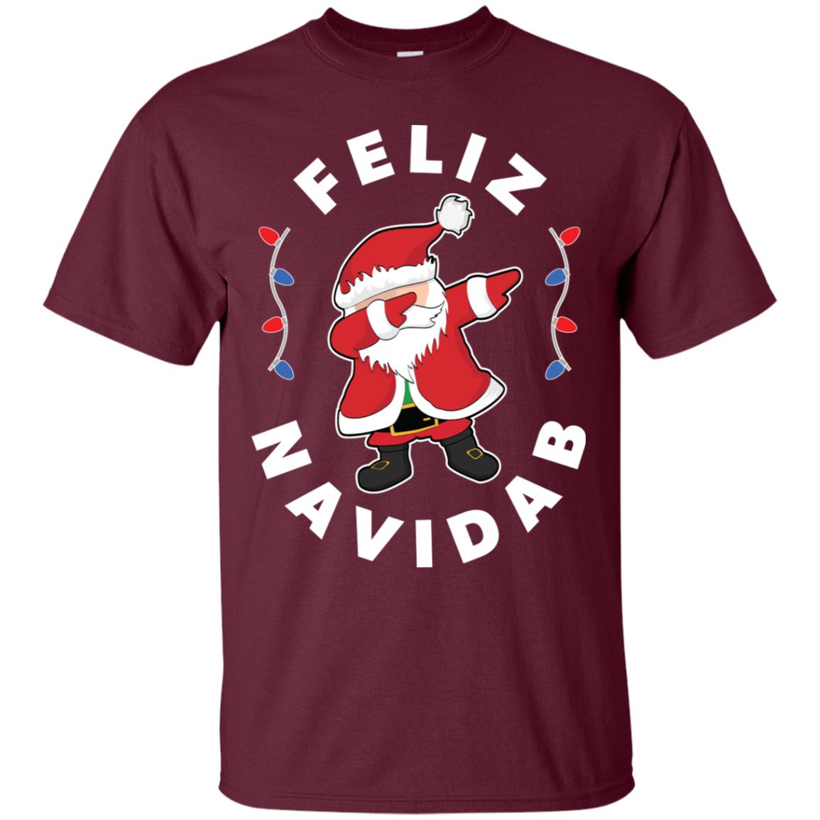 Santa Dabbing Christmas Shirt Feliz Navidab