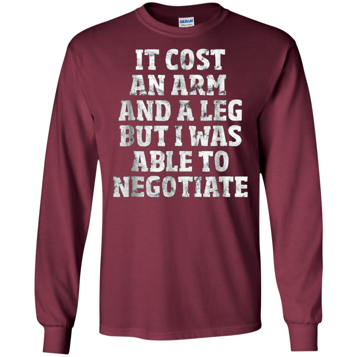 Amputee T-Shirt: Able To Negotiate Funny Leg Amputee Shirt