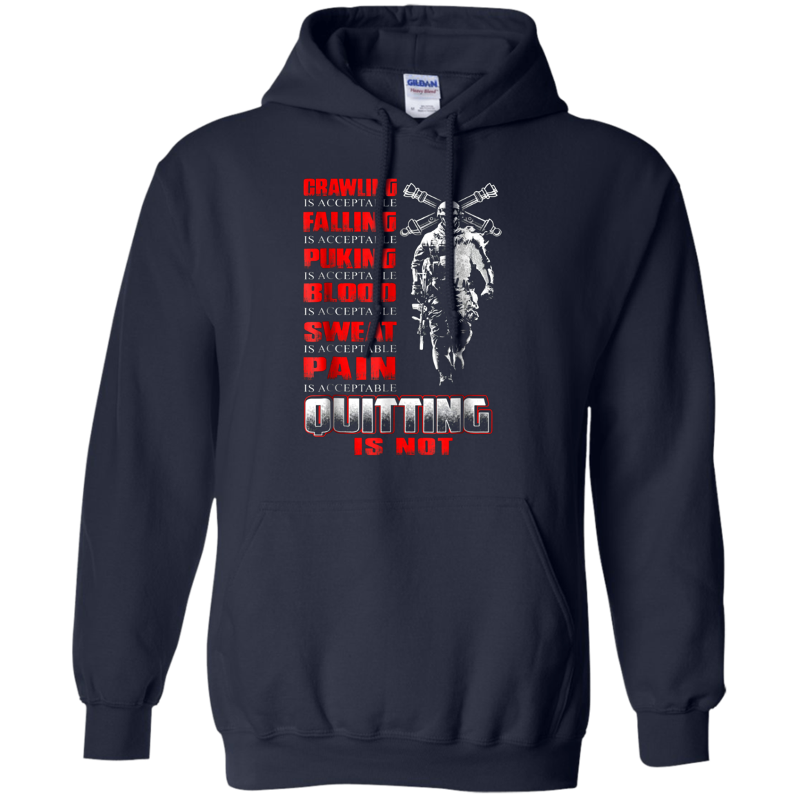 Artilleryman T-shirt , Quitting Is Not