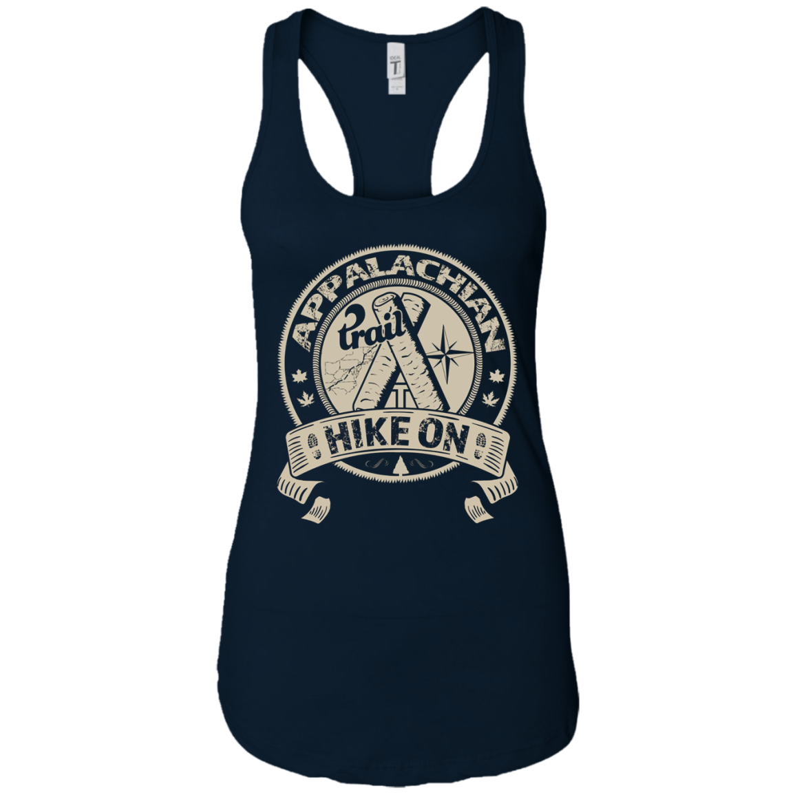 Vite de sentier des Appalaches sur l'aventure de randonnée de la carte T-Shirt